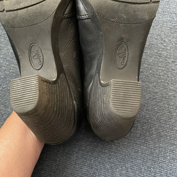 I Love Comfort Shoes Women’s Size 9 Slip On Black Leather Non-Slip Work Office - Picture 7 of 16